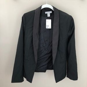 H&M- BLACK TUXEDO BLAZER- NWT